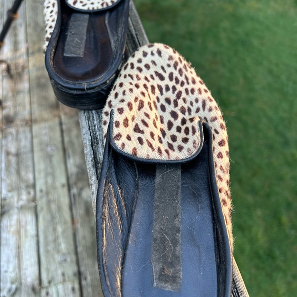 Vintage mules fur leather - Picture 2 of 4